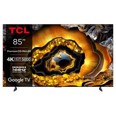 TCL Mini LED TV 85" 85X955, Google TV, 4K UHD, 144Hz, DVB-T2/C/S2, HDMI, Wi-Fi, BT, USB, LAN - energetski razred G